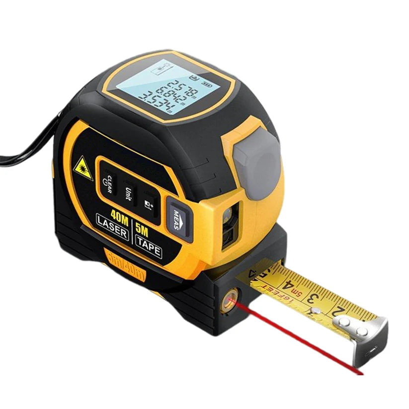 CraftZoneStore™️ 3-in-1 Infrared Laser Tape Measure