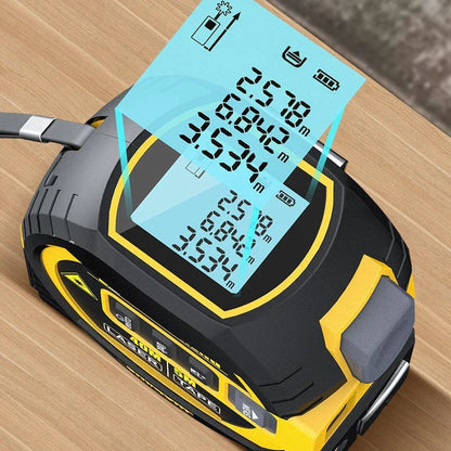 CraftZoneStore™️ 3-in-1 Infrared Laser Tape Measure